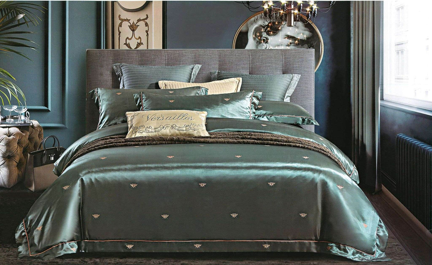 Lenjerie Jaquard 6 piese CasaNewConcept – Model T07