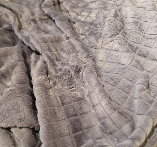 Pătură Moale și Călduroasă 210x230cm – Față Catifea Acrilică, Spate Poliester, Albastru Elegant, RCG-2