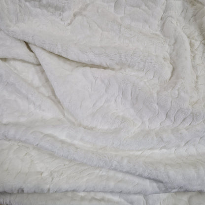 Pătură Moale 150x190cm, Imitatie Blană, Față Catifelată din Acril, Spate Poliester, Model PB9