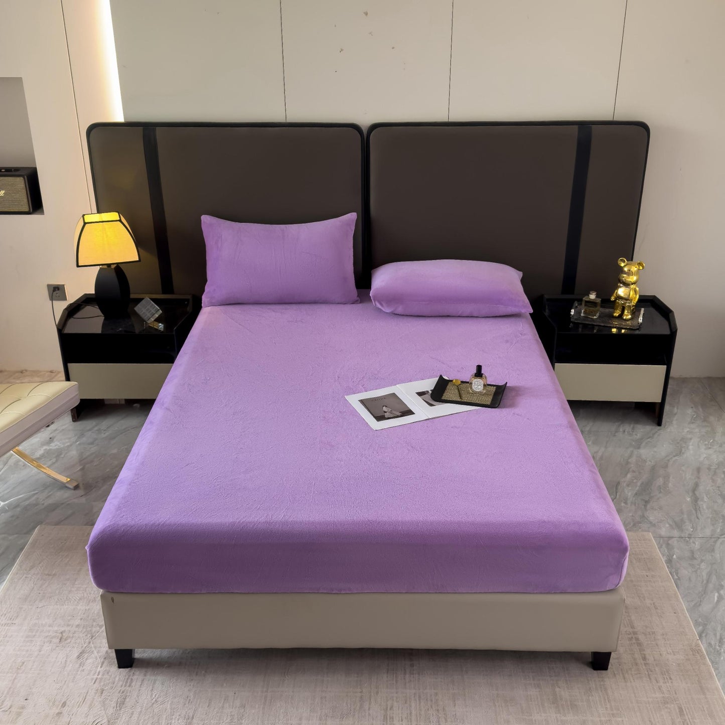 Lenjerie de pat catifea 3 piese Model GT-CA10