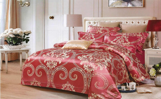 Lenjerie Jaquard 6 piese CasaNewConcept – Model T01
