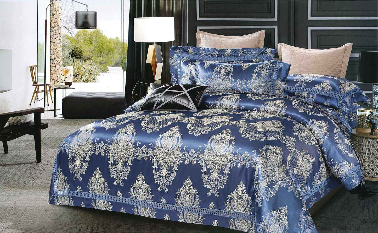 Lenjerie Jaquard 6 piese CasaNewConcept – Model T02