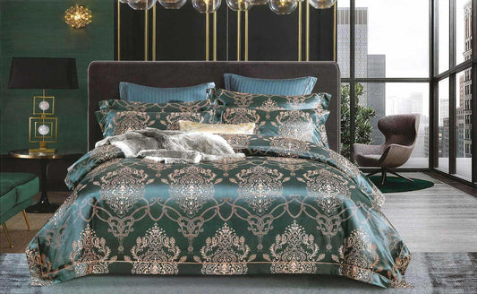 Lenjerie Jaquard 6 piese CasaNewConcept – Model T03