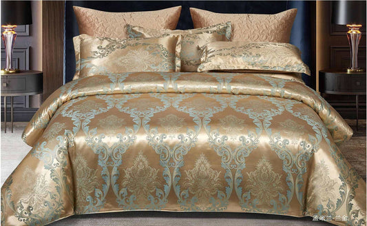 Lenjerie Jaquard 6 piese CasaNewConcept – Model T04