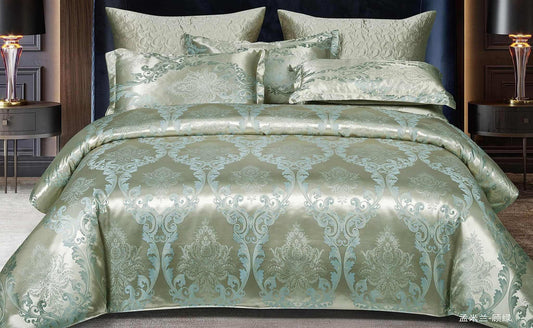 Lenjerie Jaquard 6 piese CasaNewConcept – Model T08